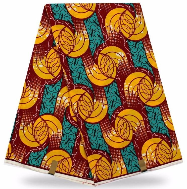 Miniature : Tissus de Cire Africain Wax 100% Coton-12 Couleurs