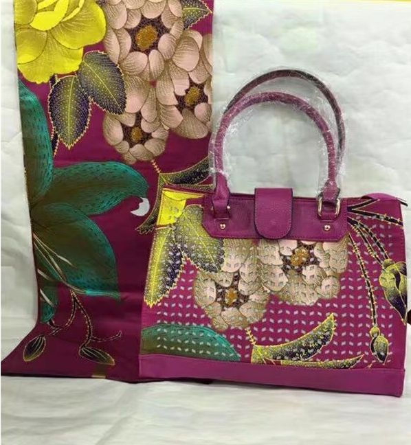 Miniature : Tissu Et Sac Assortis Style Africain 17 Couleurs au choix