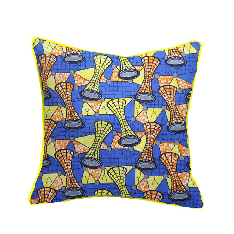 Miniature : Housse de coussin en tissus Africain 100% coton 12 couleurs