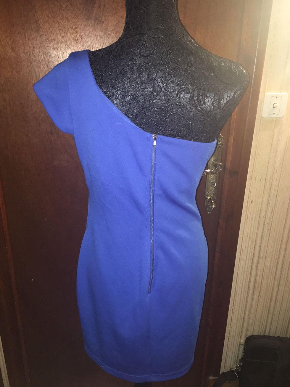 Miniature : Très belle robe de soirée Bleue ouverte sur les côtés Jane Norman Taille 42