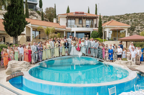 Panorama wedding villa Paphos Cyprus