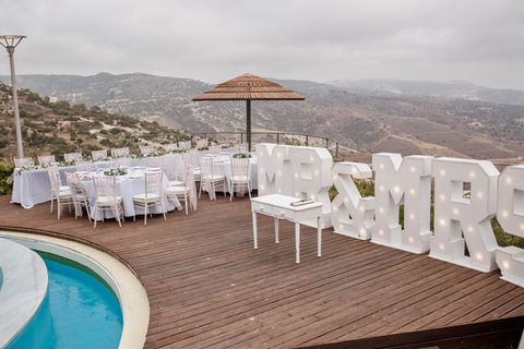Panorama wedding villa Paphos Cyprus