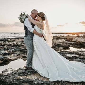 The Atlantida beach wedding venue in Paphos Cyprus offering fully tailormade wedding packages