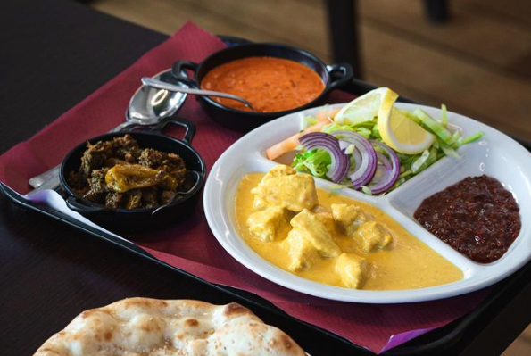 Arranged Food and Objects