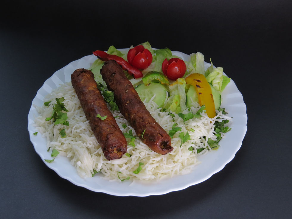 Arranged Food and Objects