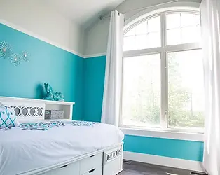 Custom-shaped vinyl windows from Precision Renovations — available in Lawrencetown, Beaver Bank, and greater Halifax Region.