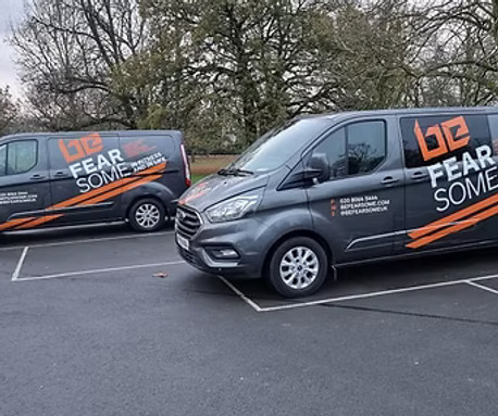 Be Fearsome Outdoor Training cars