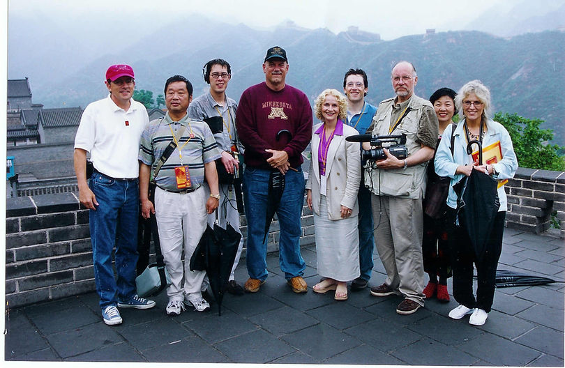 Picture with Governor Jesse Ventura and his Delegation on the Great Wall of China