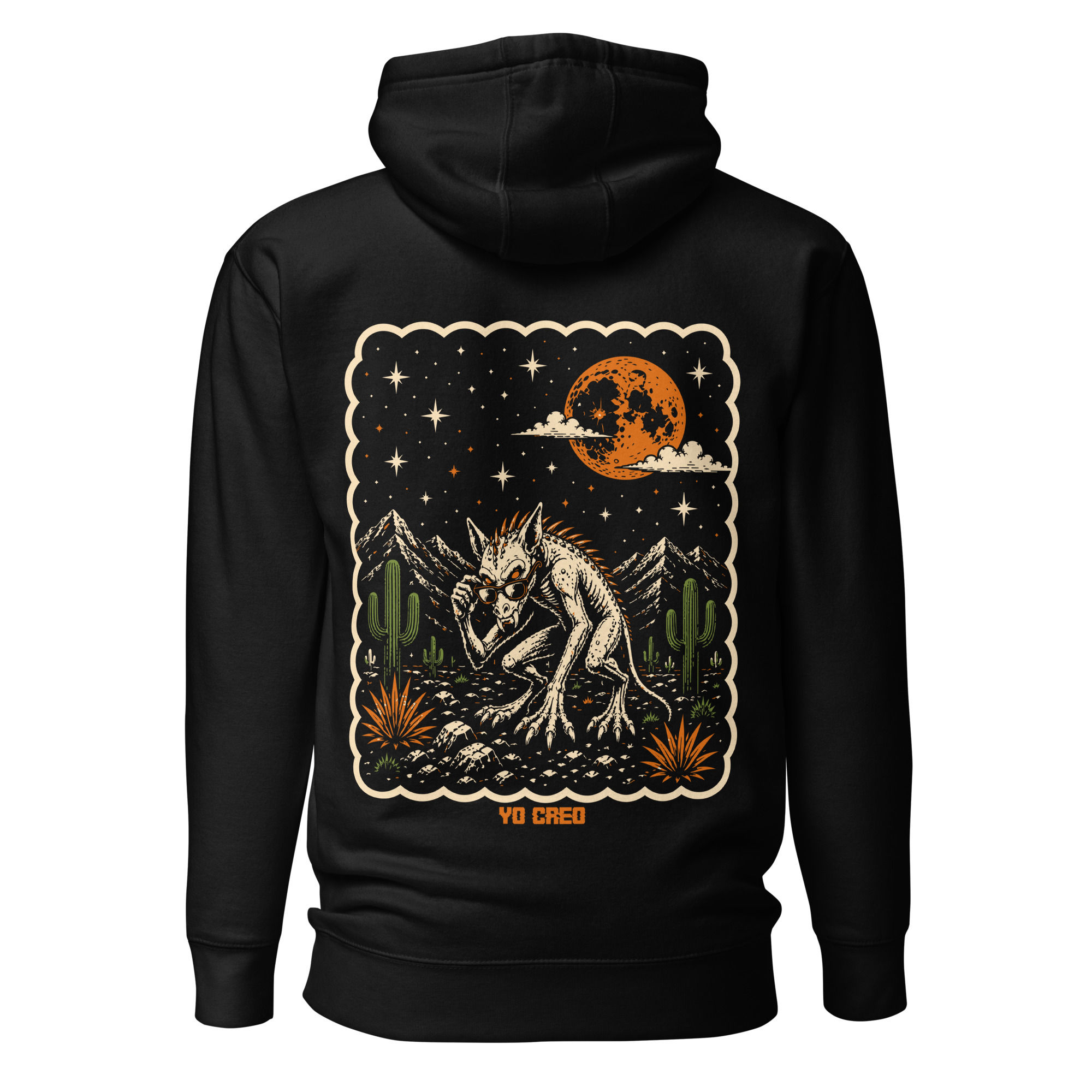 Cool Cryptid Chupacabra Hoodie