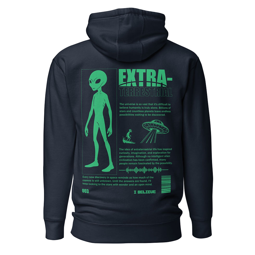 Thumbnail: Extraterrestrial Infographic Hoodie
