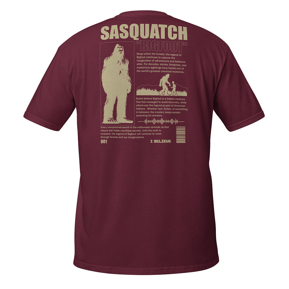 Thumbnail: Sasquatch Infographic Tee