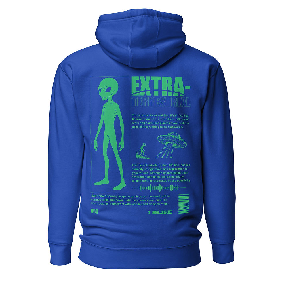 Thumbnail: Extraterrestrial Infographic Hoodie