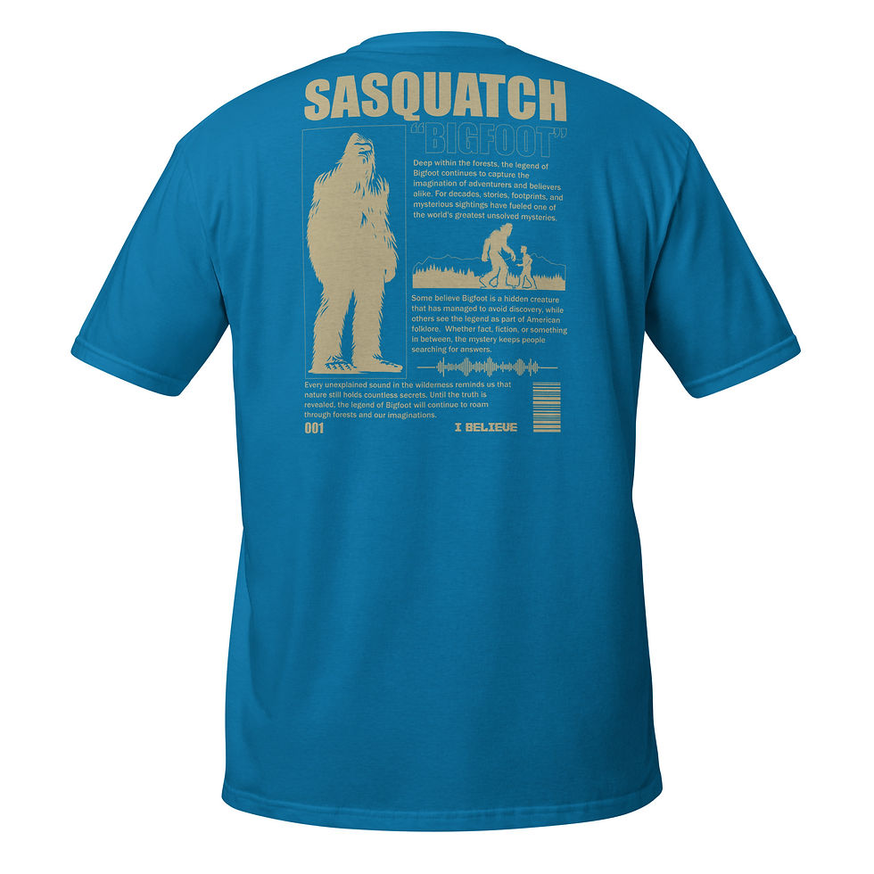 Thumbnail: Sasquatch Infographic Tee