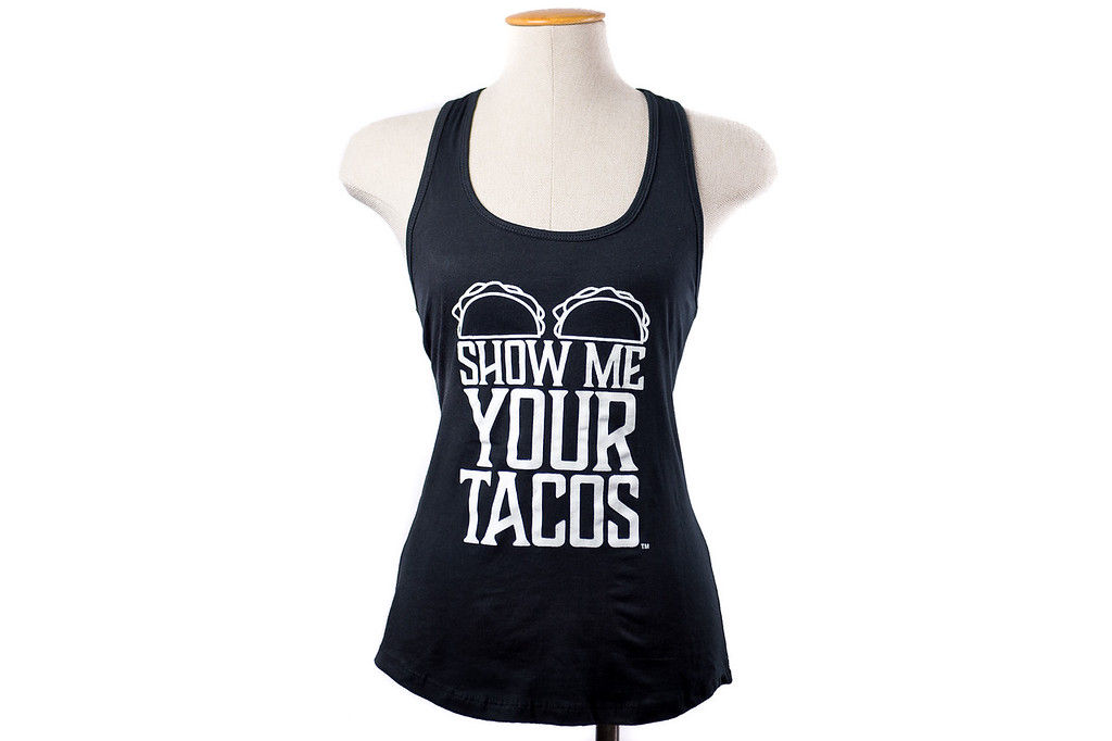 Black Show Me Your Tacos Tank
