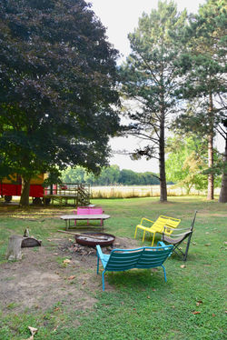 Jardin côté roulotte