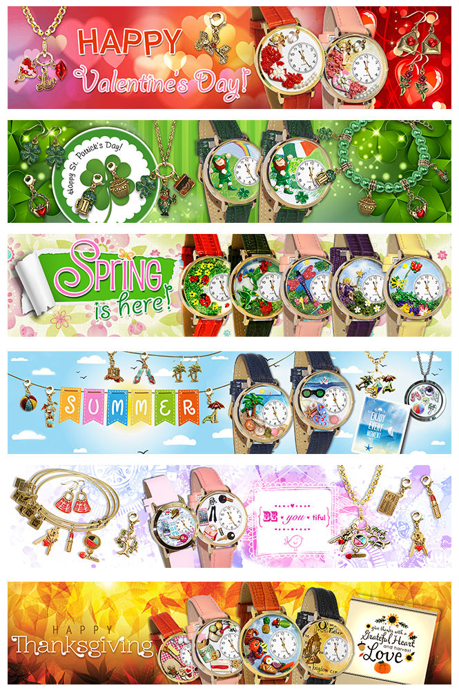 Homepage banners