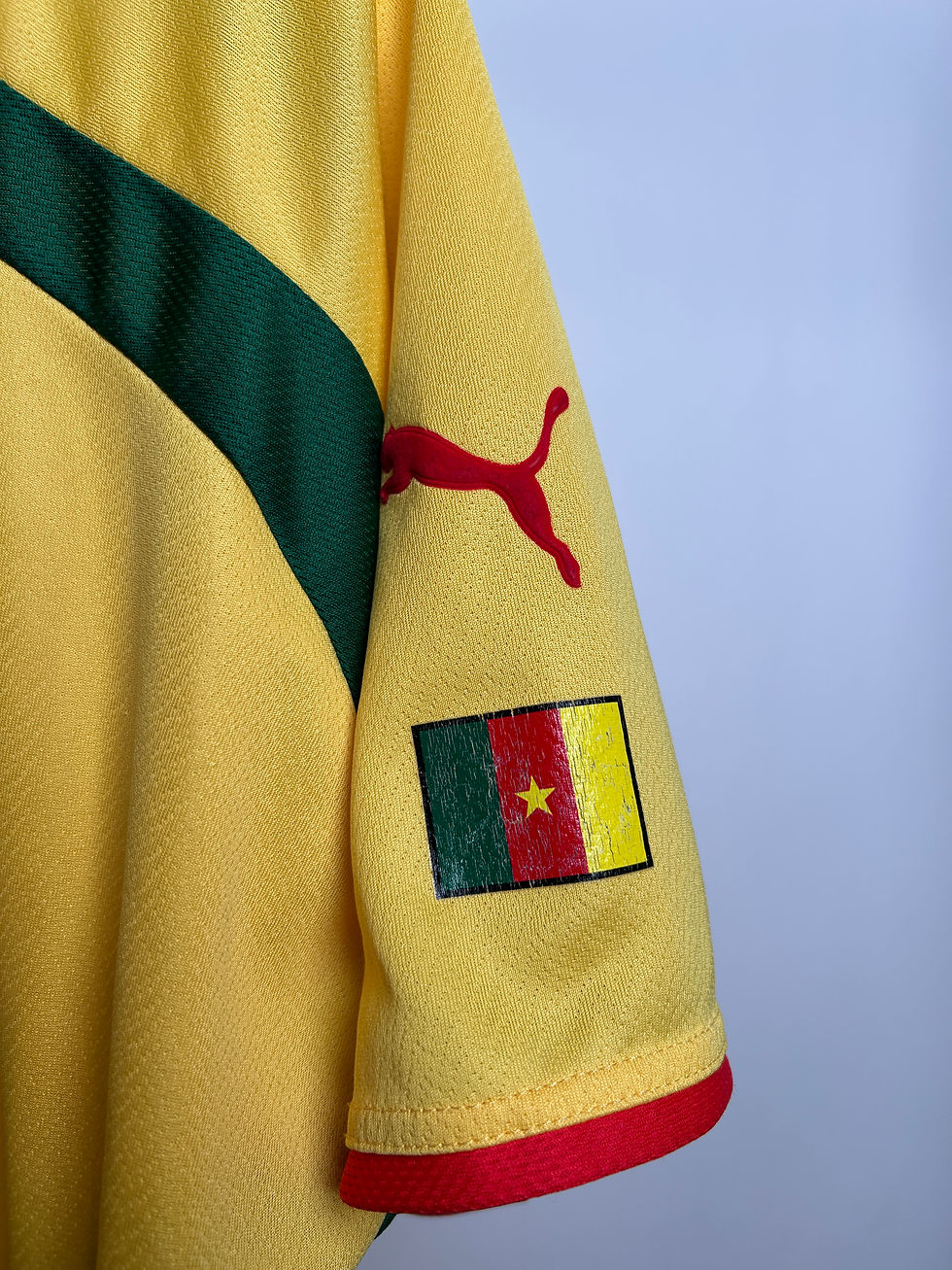Thumbnail: Puma Cameroon 2000 Away Jersey - Mboma #10 - 2XL - USED: Very Good