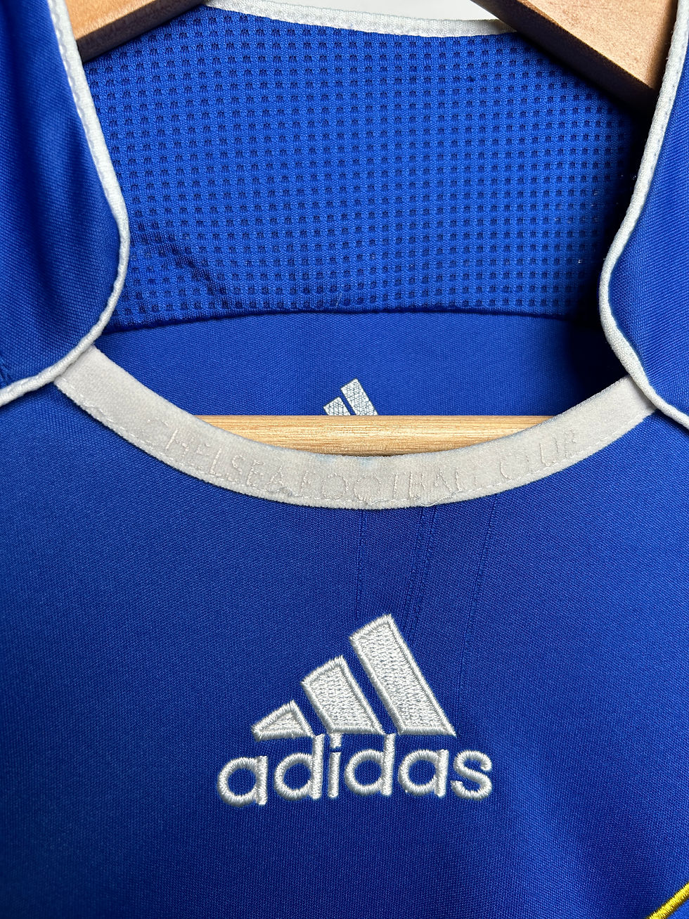 Thumbnail: adidas Chelsea 06/07 Home Jersey - Drogba #11 - S - USED: Very Good/Good