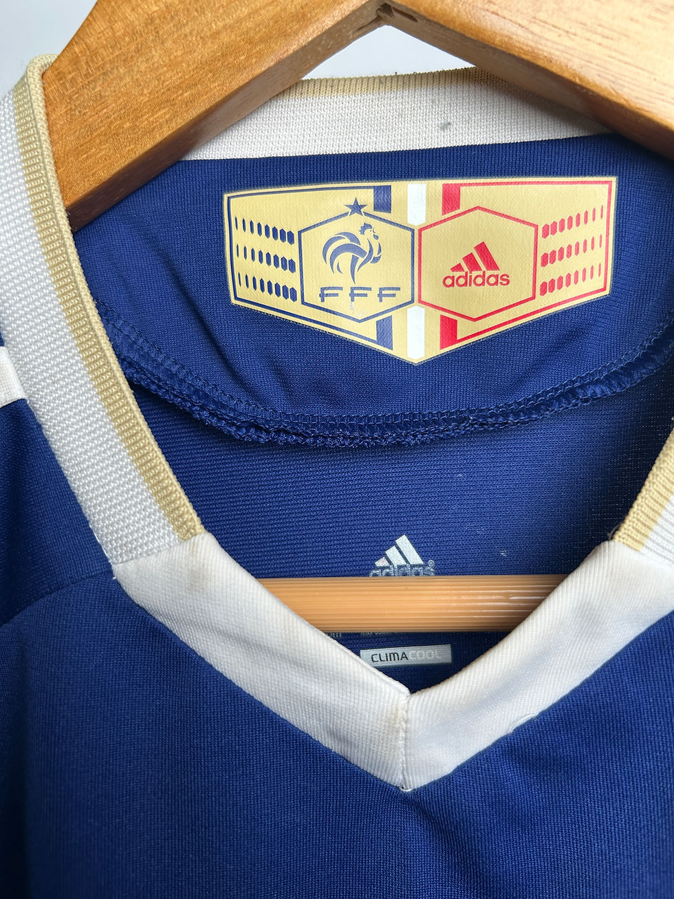 Thumbnail: adidas France 2010 Home Youth Jersey - Henry #12 - M - USED: Good