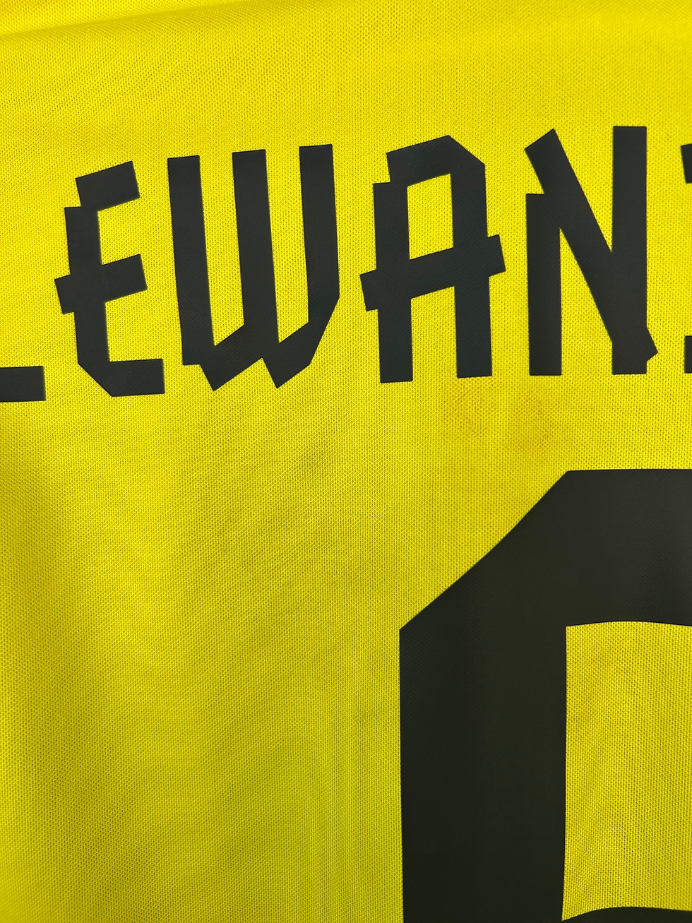 Thumbnail: Puma Borussia Dortmund 13/14 Home Jersey - Lewandowski #9 - L - USED: Good/Fair