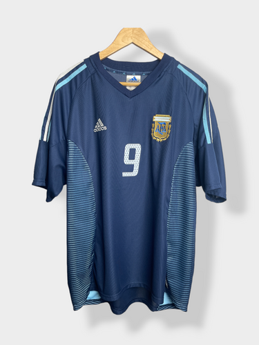 adidas Argentina 2002 Away Jersey - Batistuta #9 - XL - USED: Very