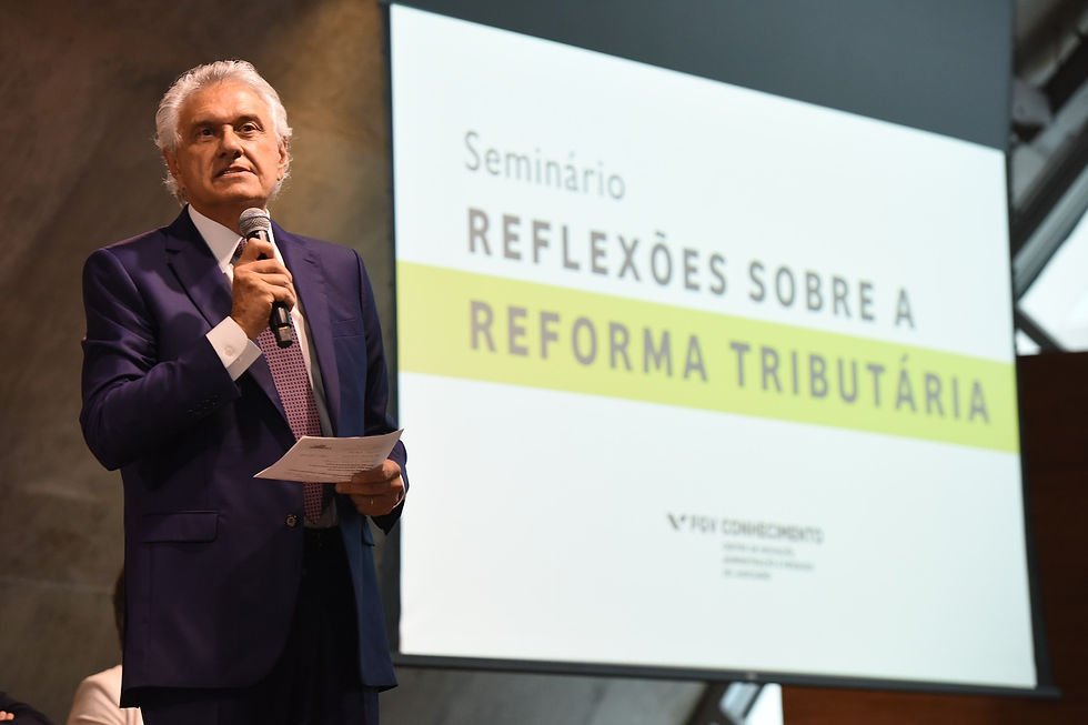 Caiado demonstra perda para municípios goianos com aprovação da reforma tributária