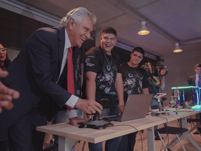 “Meta é tornar jovens mais competitivos no mercado”, diz Caiado no lançamento da Campus Party