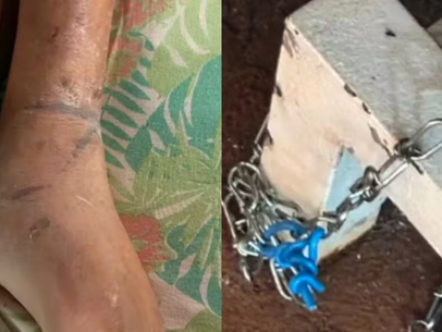 Mãe é presa suspeita de manter filho acorrentado em cama