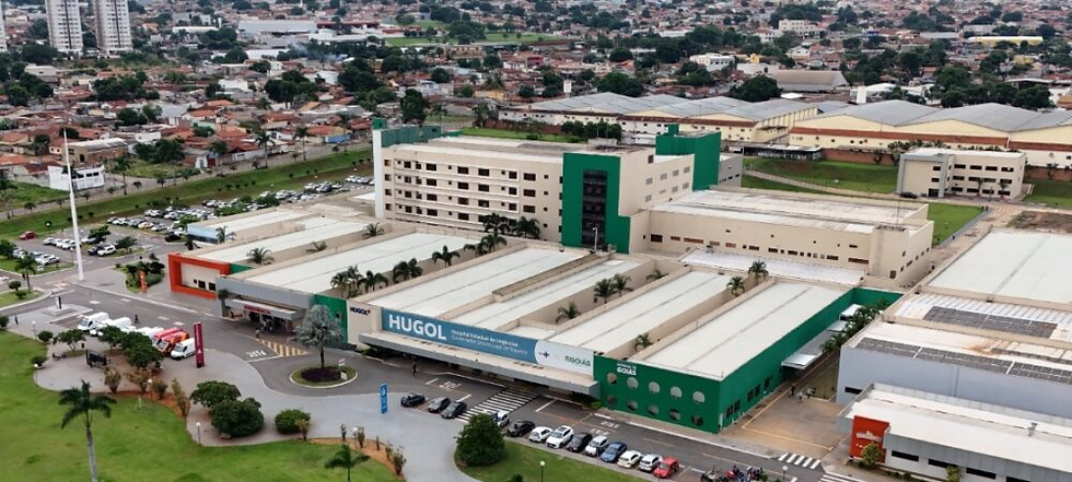 O Hugol é o maior hospital de Goiás, 100% SUS com atendimento totalmente gratuito (Foto: SES)