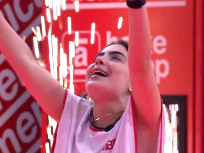 BBB 22: Jade Picon vence prova do líder e coloca Naiara Azevedo no paredão