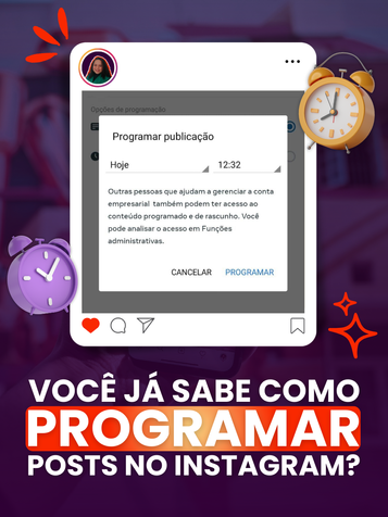 Aprenda a agendar publicações no Instagram e no Facebook