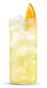 Cocktail with orange