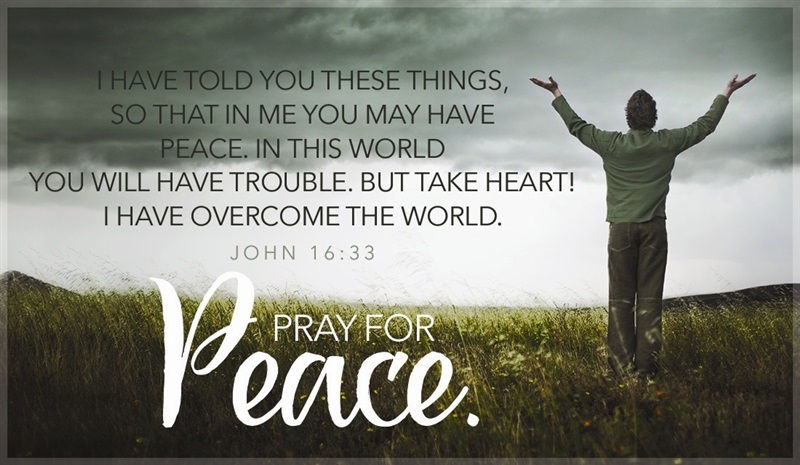 JESUS HAS GIVEN YOU HIS PEACE