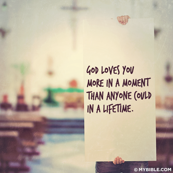 KNOW AND BELIEVE GOD’S LOVE FOR YOU