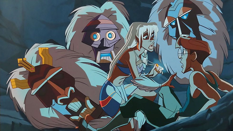 Milo incontra gli atlantidani