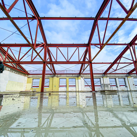 Stahlbau, Metallbau, Geländer, Stahlträger, Konstruktion, Überdachung, Sonnenschutz, Terrasse, Sichtschutz, Streckmetall