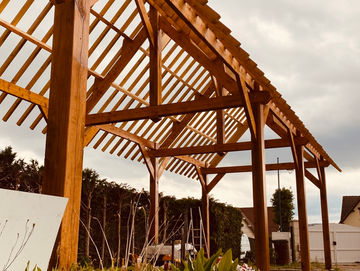 Création d’un Carports, LES DAMPS 27340