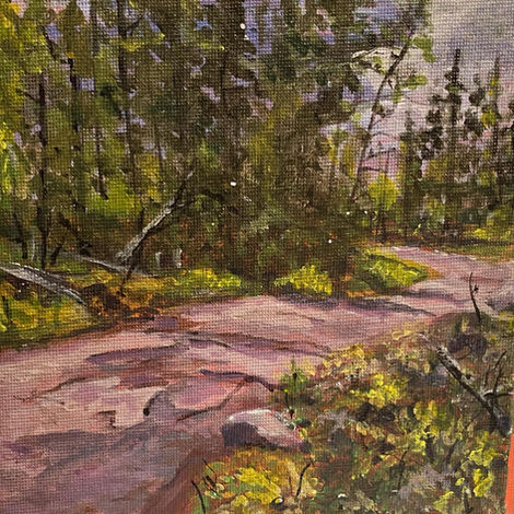 A painting by Audrey Lute