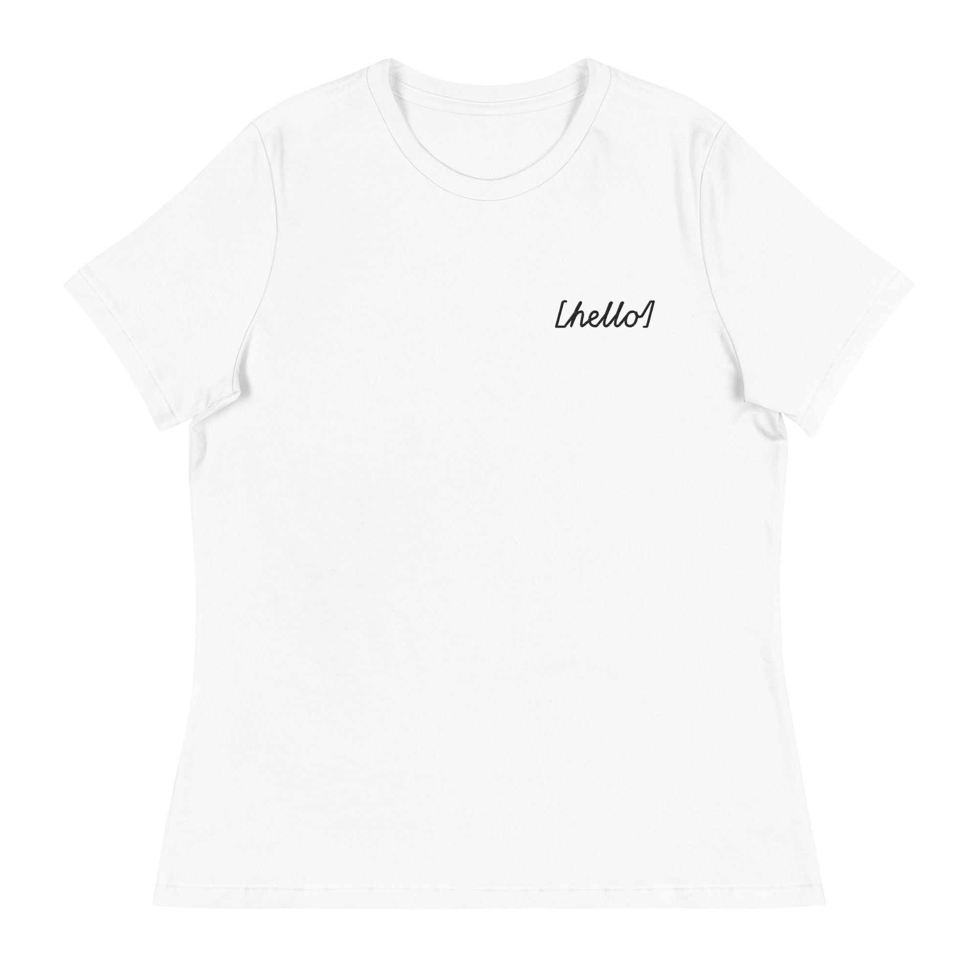 Women's Relaxed T-Shirt - "Hello!"