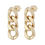 縮圖：Taraji 3 Link Drop Earrings by Eklexic
