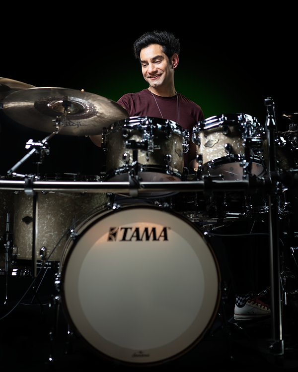 Sahil Sarin plays Tama drums and is one of the only official endorsee in India.