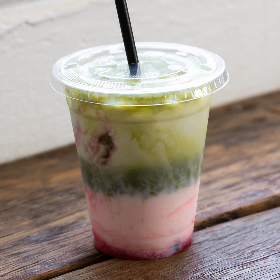 Iced Strawberry Matcha