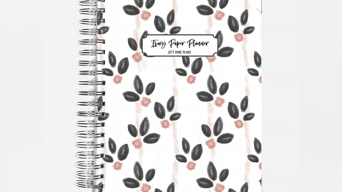 Vintage Blooms Undated Ivory Paper Co Planner