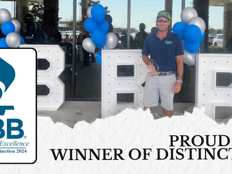 Beck Landscaping Honored with 2024 BBB Winner of Distinction Award