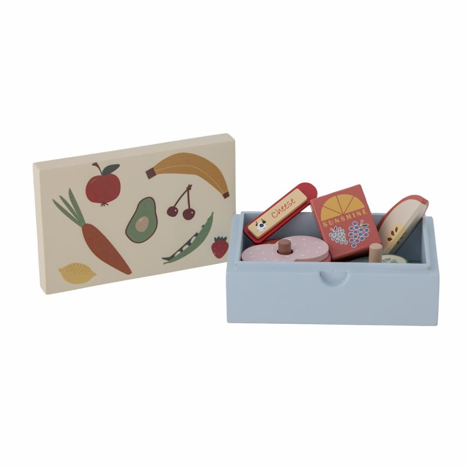 Thumbnail: Bloomingville Thyra Play Set, Lunch Box, Blue, FSC®100%, MDF