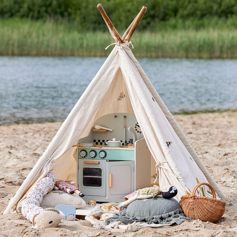 Thumbnail: Bloomingville Millo Cotton Children´s Tipi- Nature