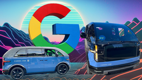 SPOTTED: Google using a Canoo Lifestyle Vehicle for Campus Shuttle