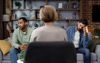 male couple in counseling