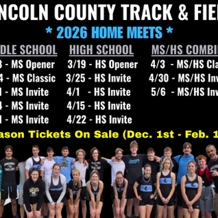 Lincoln County Track & Field Releases It's 2026 Home Meet Schedule