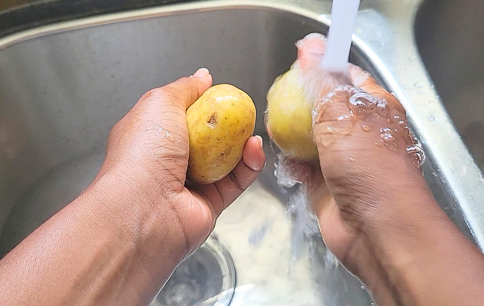 How to cook golden potatoes